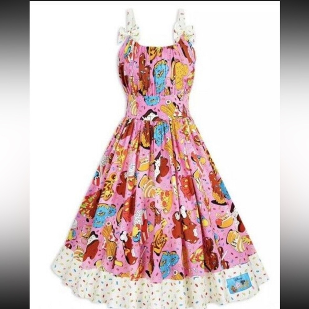 NWT Disney Dress Shop Disney Eats Pinup Dress: Large